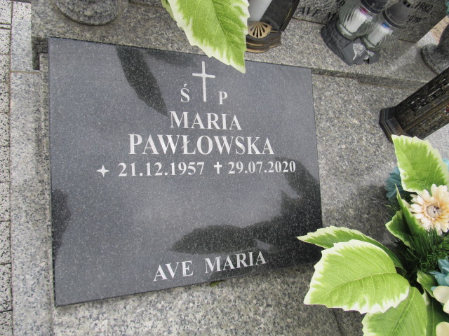 Maria Pawłowska 1957 Oława Gmina - Grobonet - Wyszukiwarka osób pochowanych