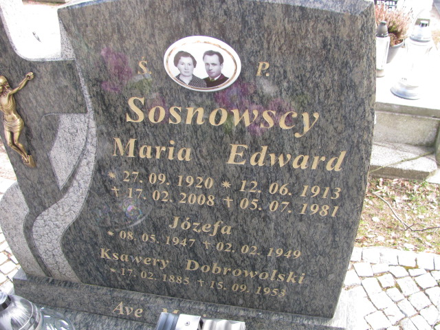 Edward Sosnowski 1913 Oława Gmina - Grobonet - Wyszukiwarka osób pochowanych