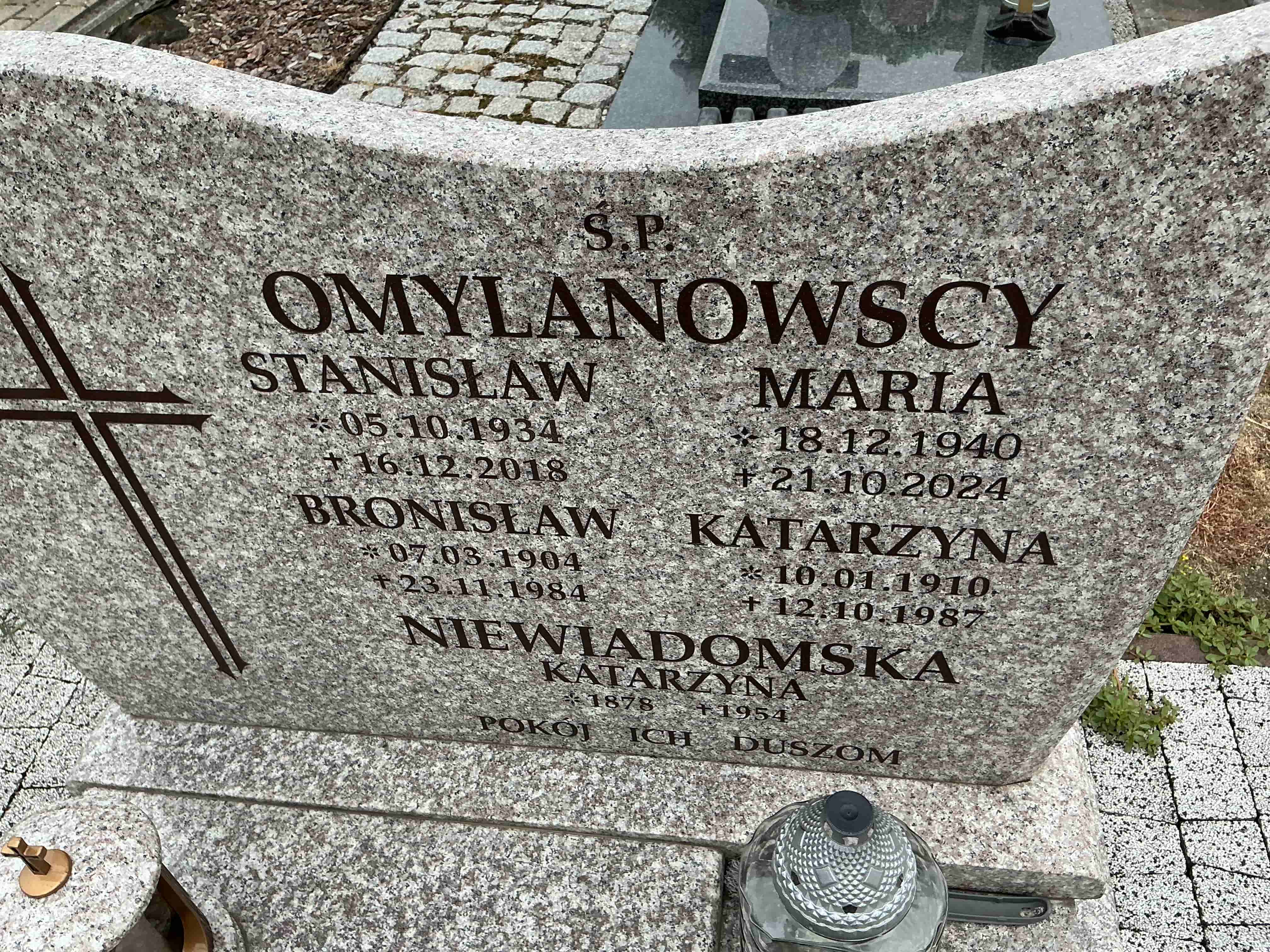 Grób Stanisław Omylanowski  