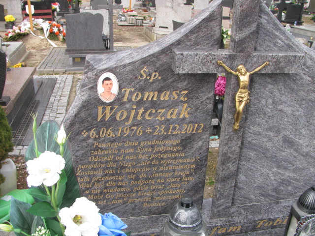 Tomasz Wojtczak 1976 Oława Gmina - Grobonet - Wyszukiwarka osób pochowanych