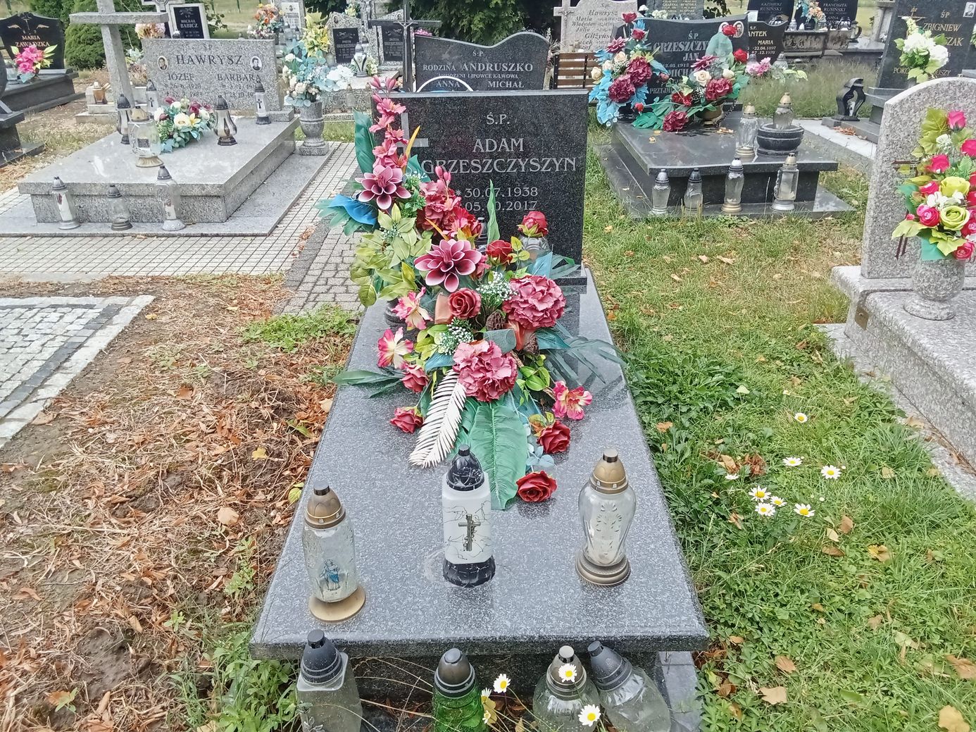 Grób Adam Grzeszczyszyn